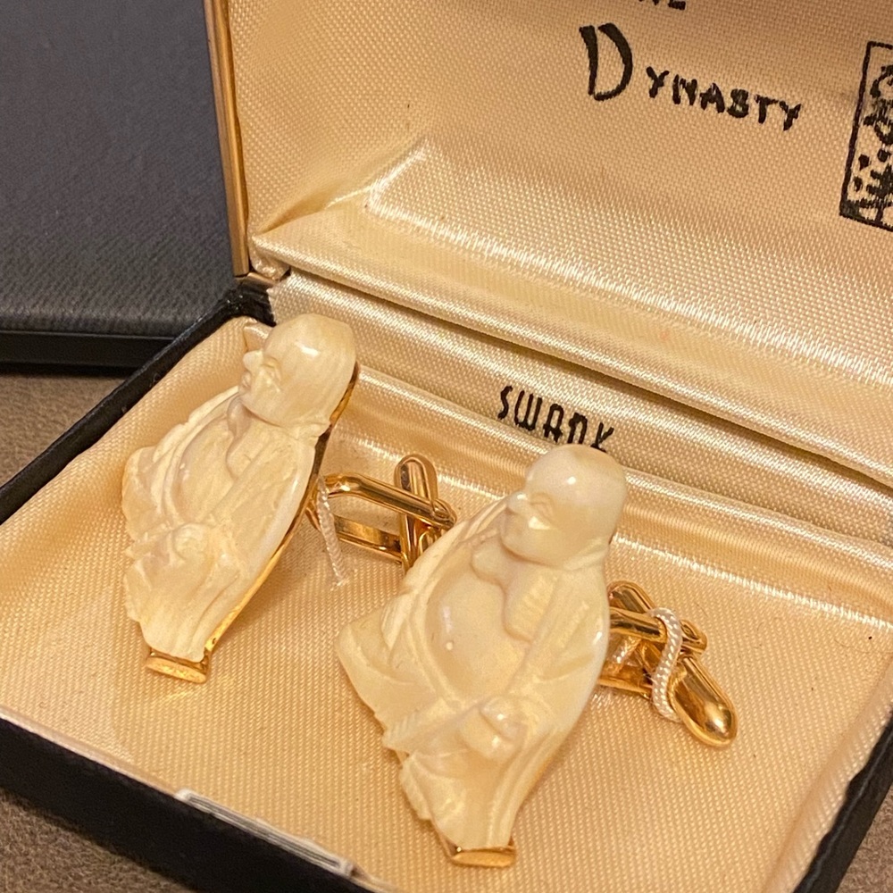 Oriental Dynasty Buddha Cufflinks